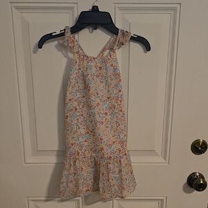 🔵Crazy 8 Pink and Orange Halter Sundress